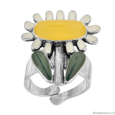 Кольцо TARATATA, Pop, разъемное, с цветной смолой, TT-T23-07416-10Y желтый
