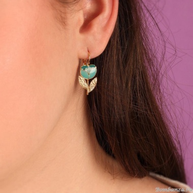 Серьги TARATATA, Crocus, асимметричные,цветная смола,микрошарики, TT-H24-02753-20M золотистый Серьги TARATATA, Crocus, асимметричные,цветная смола,микрошарики, TT-H24-02753-20M золотистый