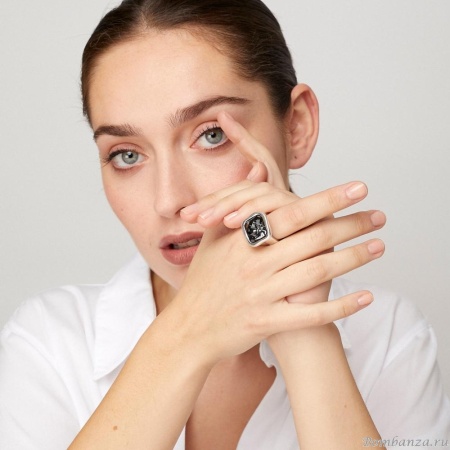 Кольцо VIDDA, Caramel, с кристаллом Swarovski, VD25.2-00852 серый, 16,5