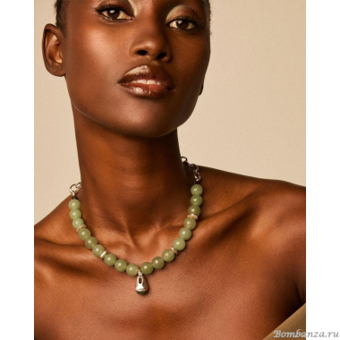 Колье VIDDA, Hera, с халцедоном и кожей, VD25.1-02234202 голубой