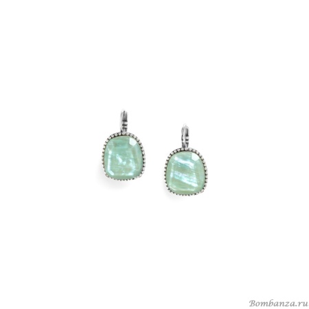 Серьги Nature Bijoux, Darwin, со вставкой из гелиотиса, NB23.2-12-78772 голубой