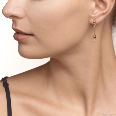 Серьги Coeur de Lion, Beige-Grey 5048/21-1012 Серьги Coeur de Lion, Beige-Grey 5048/21-1012. Германия