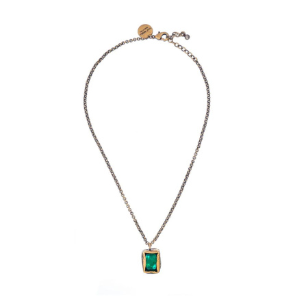 Колье Thot Gioielli, с рейнстоуном, TG25.1-CL585 зеленый