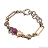 Браслет Alcozer&J, с рубином, AL2406-B5458C золотистый