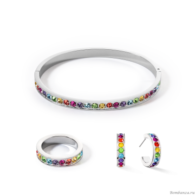 Браслет Coeur de Lion, Multicolour Silver 17 см 0131/33-1517. Германия