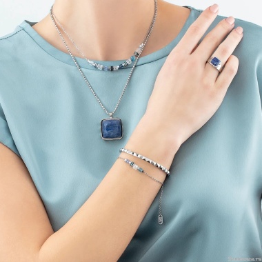 Браслет Coeur de Lion, Blue-Silver, 5076/30-0717 Браслет Coeur de Lion, Blue-Silver, 5076/30-0717. Германия