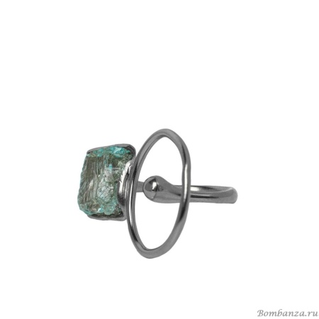 Кольцо Katerina Vassou, Tulip, с топазом, KV24.1-308803B серебристый