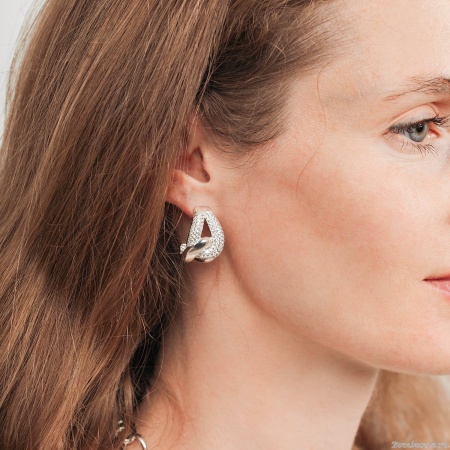 Серьги Fiore Luna,, ABE28377-02 S