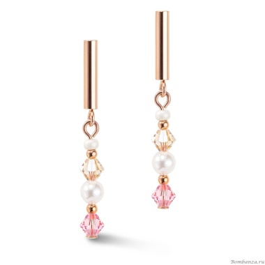 Пусеты Coeur de Lion, Princess Light Rose 6022/21-1920 Пусеты Coeur de Lion, Princess Light Rose 6022/21-1920