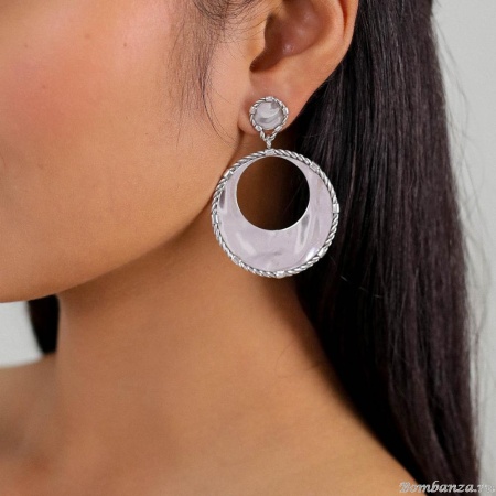 Серьги ORI TAO, Couture, фактурный металл, OT24.1-12-31924 серебристый Серьги ORI TAO, Couture, фактурный металл, OT24.1-12-31924 серебристый