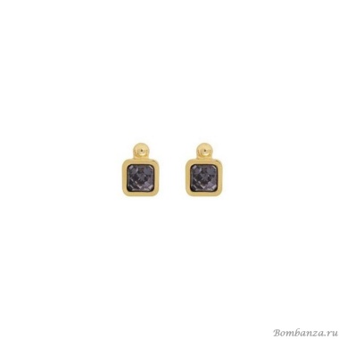 Серьги VIDDA, Caramel, с кристаллом Swarovski, VD25.2-00887 серый