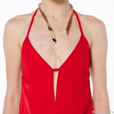 Колье Katerina Vassou, Violet, гривна, со вставкой из турмалина, KV24.1-308851GTOURM золотистый Колье Katerina Vassou, Violet, гривна, со вставкой из турмалина, KV24.1-308851GTOURM золотистый