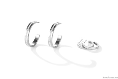 Серьги Coeur de Lion, Crystal-Silver 0139/21-1817 Серьги Coeur de Lion, Crystal-Silver 0139/21-1817