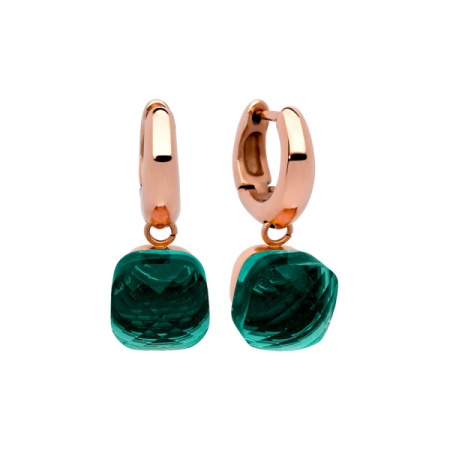 Серьги Qudo, Firenze emerald, 300095 G/RG