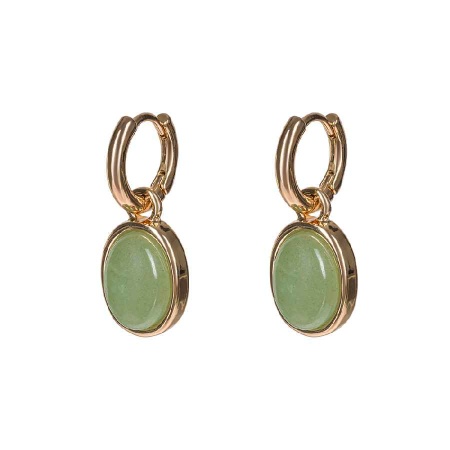 Серьги Fiore Luna, GREEN AVENTURINE, LE1204 G/G