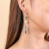 Серьги Nature Bijoux, Mara, бирюза, жемчуг, агат, авантюрин, NB24.2-12-79762 зеленый