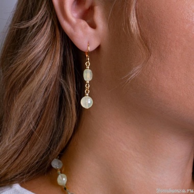 Серьги Lanzerotti, Ispirazione, пренит, LZ-24.10-469 мятный Серьги Lanzerotti, Ispirazione, пренит, LZ-24.10-469 мятный