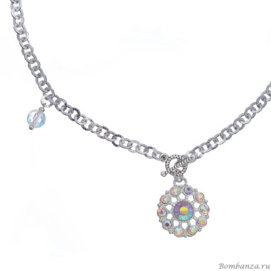 Колье Lanzerotti, Cuori, с кристаллами, LZ-24.02-138 хрустальный