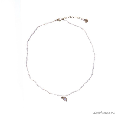 Колье Moon Paris, с жемчугом и перламутром, Mo-22.10-131 белый