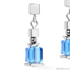 Серьги Coeur de Lion, Blue-Silver, 2100/21-0717 Серьги Coeur de Lion, Blue-Silver, 2100/21-0717. Германия