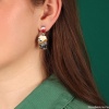 Серьги TARATATA, Chapardeuse, асимметричные,со смолой,бусинами и нитью, TT-H24-07993-10M серебристый Серьги TARATATA, Chapardeuse, асимметричные,со смолой,бусинами и нитью, TT-H24-07993-10M серебристый