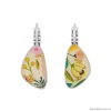 Серьги TARATATA, Brindille, с цветной смолой и микрошариками, TT-E24-07755-101 белый Серьги TARATATA, Brindille, с цветной смолой и микрошариками, TT-E24-07755-101 белый