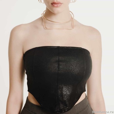 Колье Katerina Vassou, Stoop, гривна, "геометрия", KV24.2-401305G золотистый Колье Katerina Vassou, Stoop, гривна, "геометрия", KV24.2-401305G золотистый