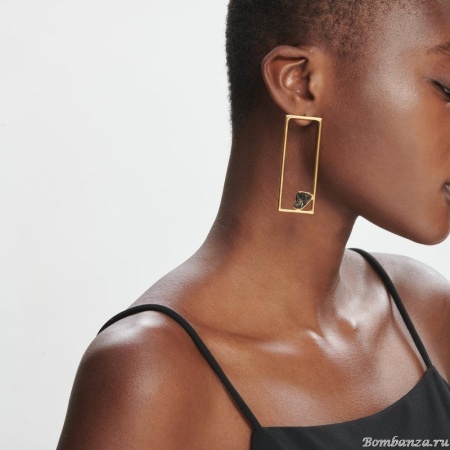 Серьги Katerina Vassou, Cista, с друзой агата, KV23.2-305284 черный Серьги Katerina Vassou, Cista, с друзой агата, KV23.2-305284 черный