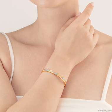Браслет Coeur de Lion, Multicolor Pastel Gold 17 см 0131/33-1590. Германия