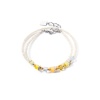 Браслет Coeur de Lion, Joyful Colours White Yellow, 4564/30-0100