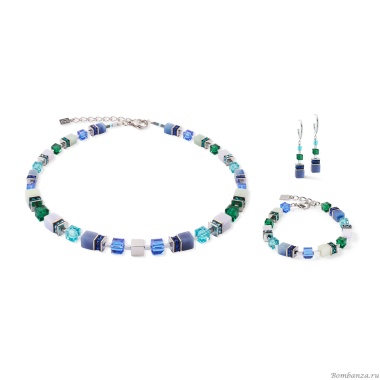 Серьги Coeur de Lion, Blue-Green, 3039/21-0705 Серьги Coeur de Lion, Blue-Green, 3039/21-0705