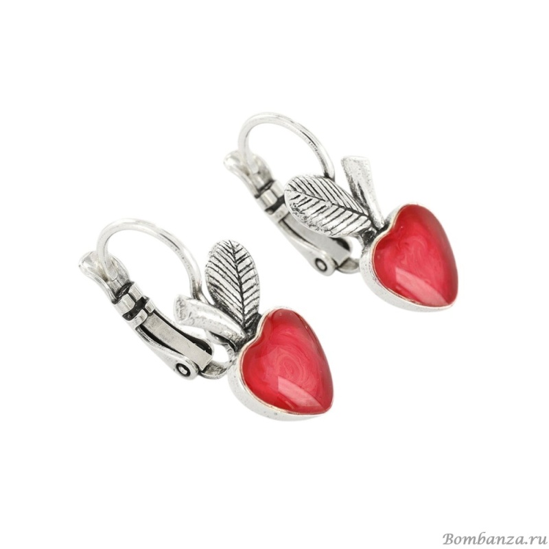 Серьги TARATATA, Raton lover, с цветной смолой, TT-T25-03707-103 красный