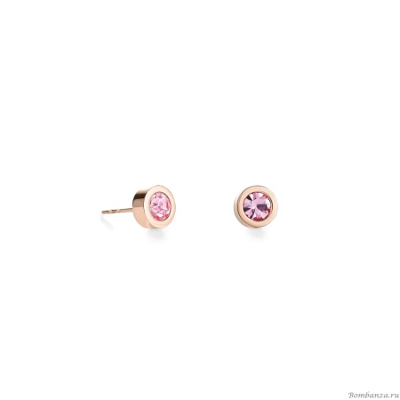 Серьги Coeur de Lion, Light Rose 0228/21-1920. Германия