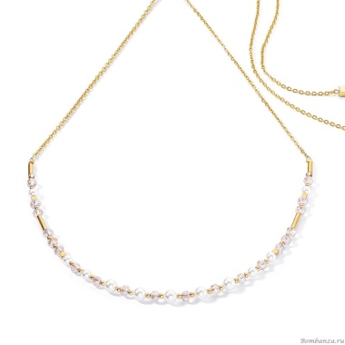 Колье Coeur de Lion, Beige-Gold, 4310/10-1016 Колье Coeur de Lion, Beige-Gold, 4310/10-1016