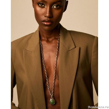 Колье VIDDA, Hera, с агатом, VD25.1-02161208 черный