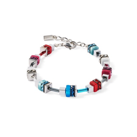 Браслет Coeur de Lion, Blue-Red, 4413/30-0703