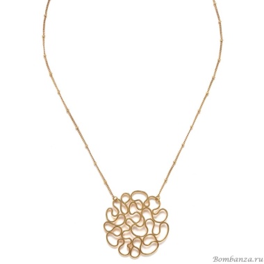 Колье Ori Tao, Toscane, с ажурной подвеской, OT24.1-15-31660 золотистый