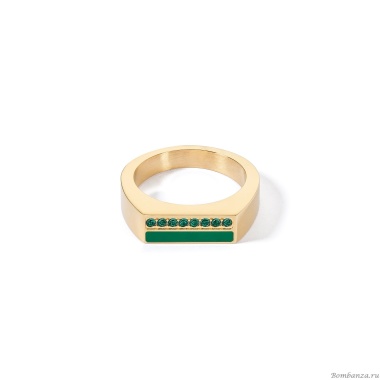 Кольцо Coeur de Lion, Green-Gold, 0133/40-0549 56