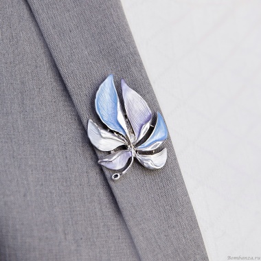 Брошь Shadore, Лист резной