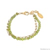 Браслет Lanzerotti, Anne with an E, двойной, с пренитом, LZ-25.08-243 зеленый