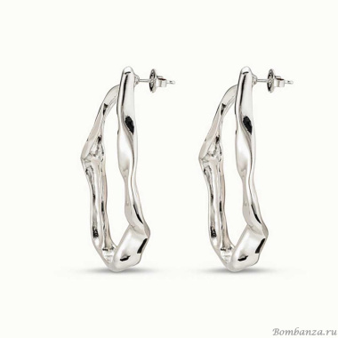 Серьги UNOde50 Tide с серебром PEN0627MTL0000U