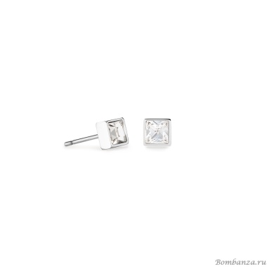 Серьги Coeur de Lion, Crystal-Silver, 0501/21-1817 Серьги Coeur de Lion, Crystal-Silver, 0501/21-1817