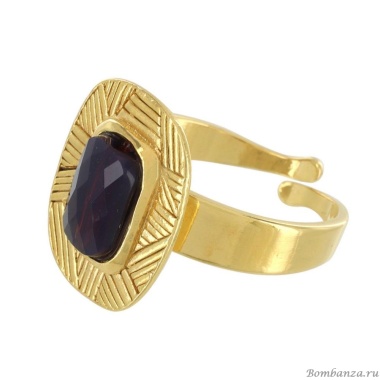 Кольцо TARATATA, Joyeuse, разъемное, со стеклянной бусиной, TT-H24-11419-206 фиолетовый Кольцо TARATATA, Joyeuse, разъемное, со стеклянной бусиной, TT-H24-11419-206 фиолетовый