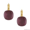 Серьги TARATATA, Manufacture, со смолой и слюдяным порошком, TT-W23-01701-208 бордовый Серьги TARATATA, Manufacture, со смолой и слюдяным порошком, TT-W23-01701-208 бордовый