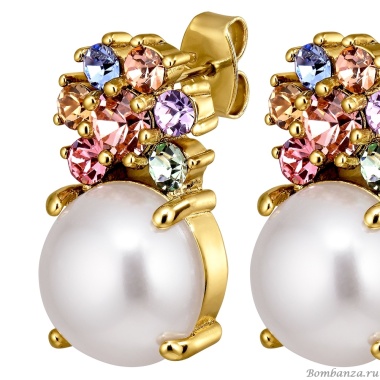 Серьги Dyrberg Kern, BECKIA SG PASTEL MULTI / WHITE PEARL, 460069 Серьги Dyrberg Kern, BECKIA SG PASTEL MULTI / WHITE PEARL, 460069