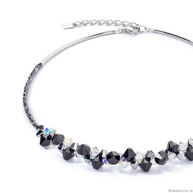Колье Coeur de Lion, Black-Crystal, 4640/10-1318 Колье Coeur de Lion, Black-Crystal, 4640/10-1318