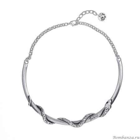 Колье Tra-la-ra, Salvaje, со змеей и кристаллами, TLR24-245P201 синий