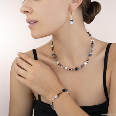 Колье Coeur de Lion, Blue-Beige, 4905/10-0710 Колье Coeur de Lion, Blue-Beige, 4905/10-0710. Германия
