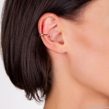 Серьга Moon Paris, Ringo, кафф, фактурное, MR-22.04-176 золотистый Серьга Moon Paris, Ringo, кафф, фактурное, MR-22.04-176 золотистый