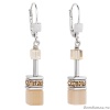 Серьги Coeur de Lion, Beige, 4322/20-1000 Серьги Coeur de Lion, Beige, 4322/20-1000